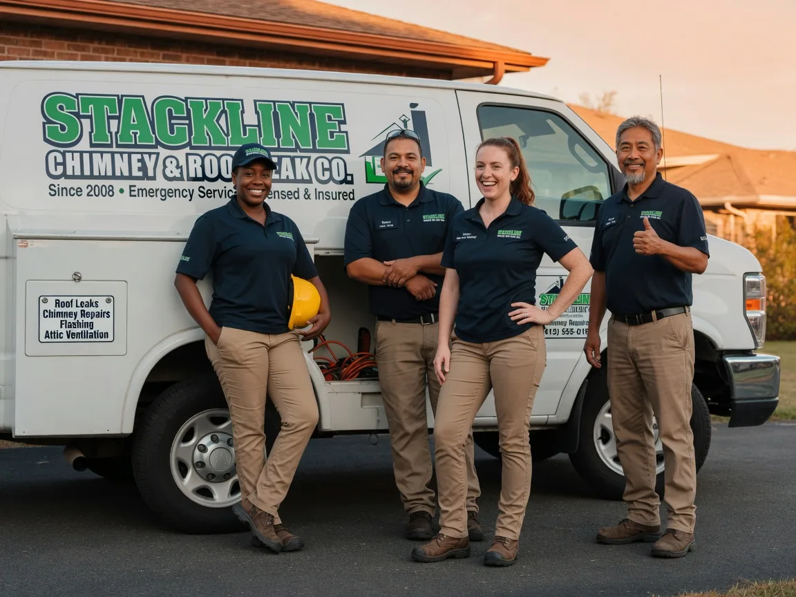 Chimney flashing repair company in Winnsboro, TX